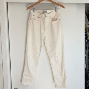 Everlane Cream Relaxed Straight Jeans